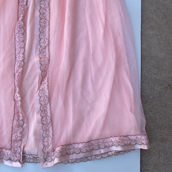 Vintage 60s Pink Babydoll Slip Nightgown Short - Picture 2 of 6